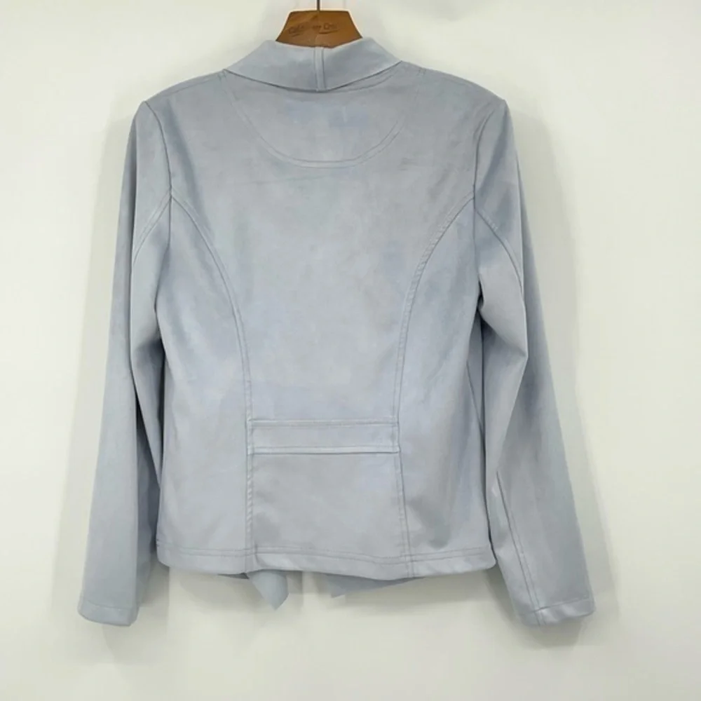 Philosophy Asymmetrical Faux Leather Light Blue Size‎ Small K12